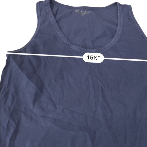 Athleta Blue ORGANIC Daily  Sleeveless Tank Top Size XS - Picture 7 of 9
